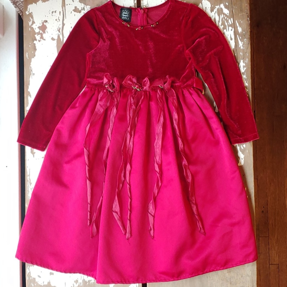 JennyAnnieDots Frills Ribbon & Fluff Holiday Dress